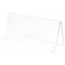 Plymor Clear Acrylic Book Display Easel with 1.75" Ledge With Lip